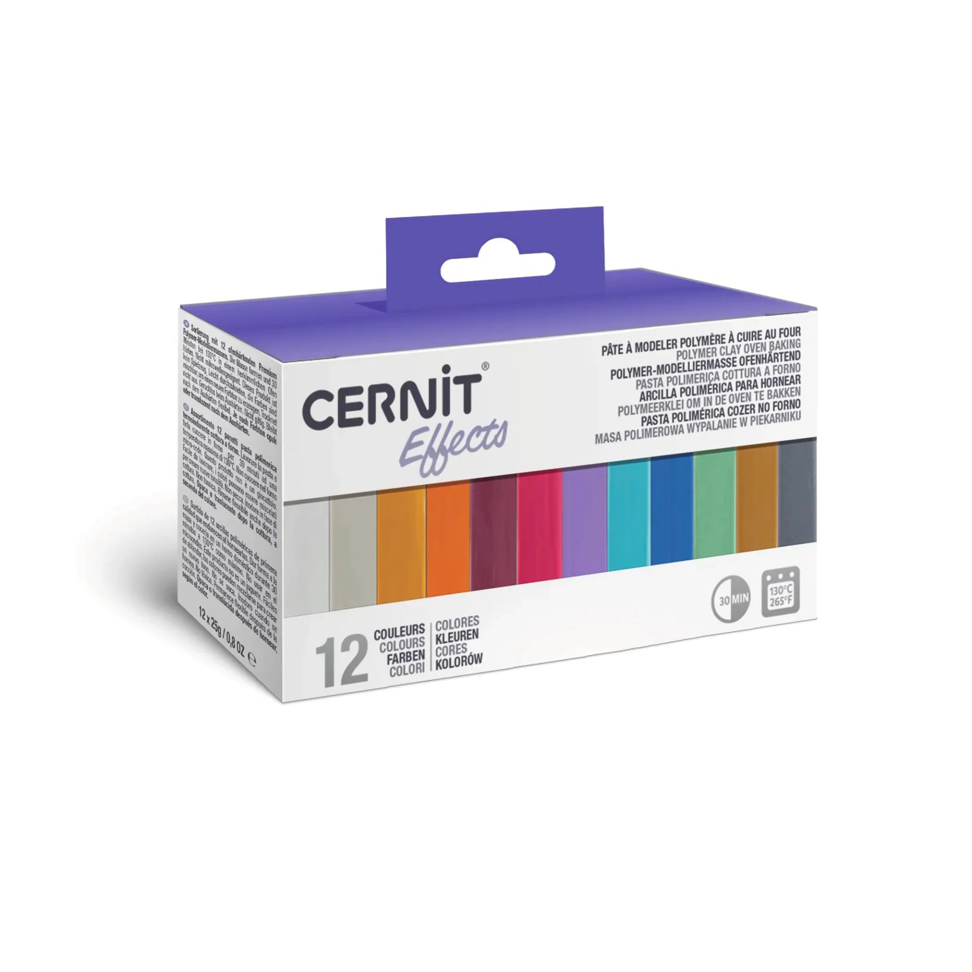 Set arcilla Polimerica Cernit 12 colores