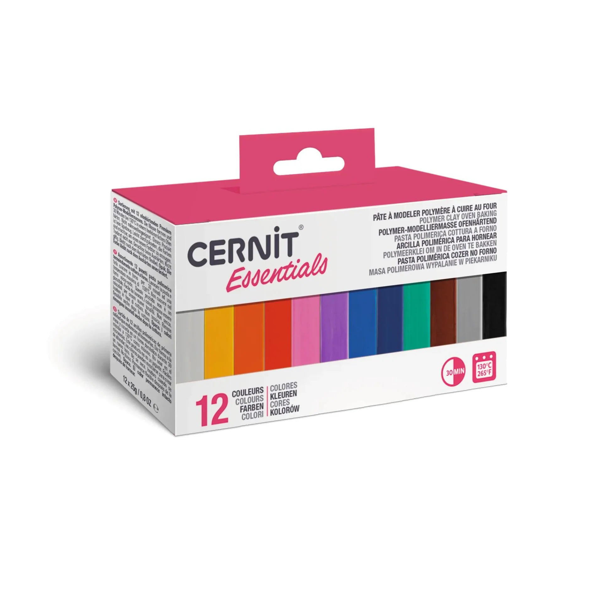 Set arcilla Polimerica Cernit 12 colores